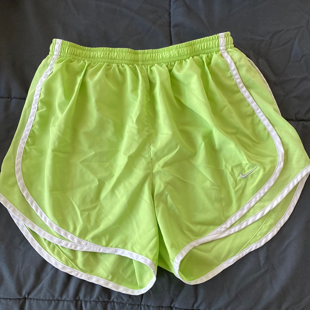 Pastel green Nike shorts size S